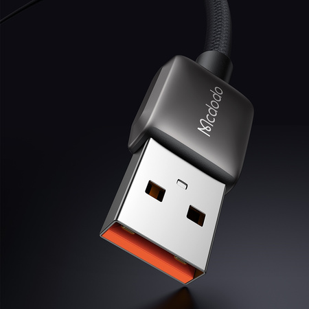 MCDODO KABEL USB-C SZYBKIE ŁADOWANIE DO SAMSUNG XIAOMI TYP C 6A 100W 1M LED
