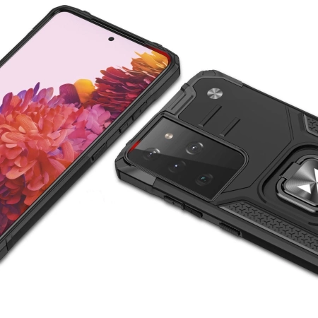 WOZINSKY ETUI POKROWIEC RING ARMOR DO SAMSUNG GALAXY S22 ULTRA MAGNETYCZNY