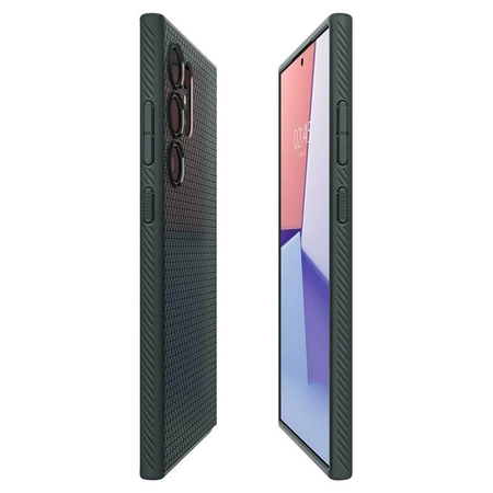Etui Spigen Liquid Air na Samsung Galaxy S24 Ultra - ciemnozielone