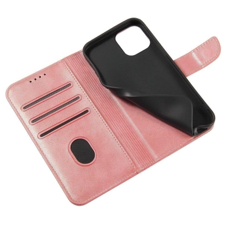 HURTEL ETUI FUTERAŁ POKROWIEC Z KLAPKĄ DO POCO M4 PRO 5G MAGNET CASE RÓŻOWY