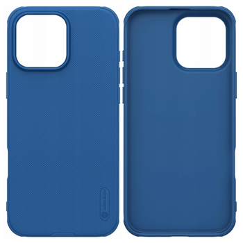 Etui Nillkin Super Frosted Shield Pro na iPhone 16 Pro - niebieskie