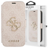 GUESS ETUI Z LOGO DO IPHONE 13 PRO MAX 6,7 KSIĄŻKA Z METALOWYM WYKOŃCZENIEM