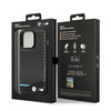 BMW ETUI LEATHER CARBON DO IPHONE 14 PRO 6.1 OCHRONNE HARDCASE DESIGN