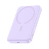 Powerbank Baseus EnerFill FM11 Ultra-Mini 10000mAh 22,5W indukcyjny kompatybilny z MagSafe z białym kablem Basus Simple USB-C 20V/3A 0,3m - fioletowy