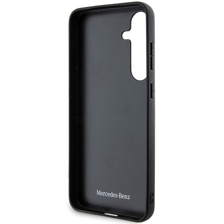 MERCEDES ETUI HARDCASE LEATHER DO SAMSUNG GALAXY S24 S921 Z FALISTYM SZWIEM