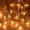 BELINE LAMPKI LED SNOWFLAKE CIEPŁE BIAŁE 3M 20 LAMPEK ZASILANE BATERIA 3XAA