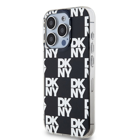 DKNY POKROWIEC HARDCASE DO IPHONE 15 PRO MAX 6.7 WZÓR CHECKERED MONO