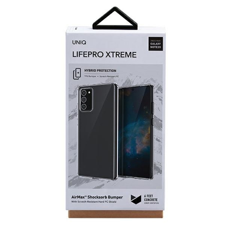 UNIQ ETUI LIFEPRO Xtreme DO SAMSUNG GALAXY NOTE 20 N980 ZESTAW OCHRONNY