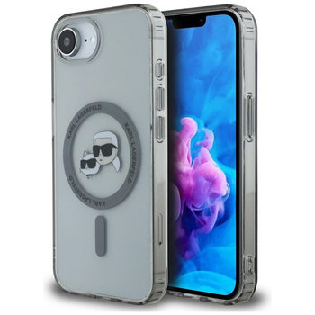 KARL LAGERFELD ETUI IML METAL KARL & CHOUPETTE HEADS DO MAGSAFE DO IPHONE