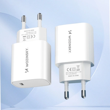 WOZINSKY ŁADOWARKA SIECIOWA WGWCCW 20W USB-C DO TELEFONU IPHONE SAMSUNG 20W