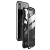 Wozinsky Magnetic Cam Slider Case magnetyczne etui 360 na cały telefon szkło na ekran osłona na aparat Huawei P40 czarny