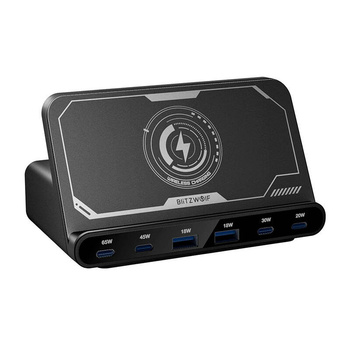 BLITZWOLF ŁADOWARKA SIECIOWA BW-S27 160W DO TELEFONÓW 2X USB-A 4X USB-C