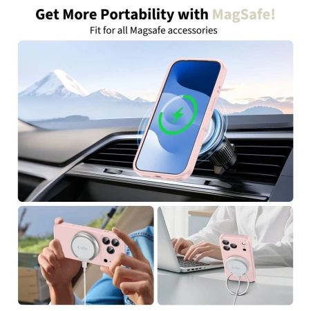 TECH-PROTECT ETUI SILICONE MAGSAFE DO IPHONE 17 PRO OCHRONA I KOMFORT