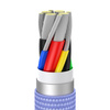 Baseus Crystal Shine Series kabel przewód USB do szybkiego ładowania i transferu danych USB Typ C - USB Typ C 100W 2m fioletowy (CAJY000705)