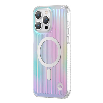 Kingxbar PQY Go Out Series magnetyczne etui iPhone 14 Plus MagSafe laser color