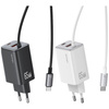 USAMS ŁADOWARKA 65W JC SERIES CC266 FAST CHARGER 2xUSB-C 1xUSB-A DO SAMSUNG