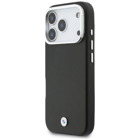Etui BMW M Sign Metal Logo MagSafe do iPhone 17 Pro czarny