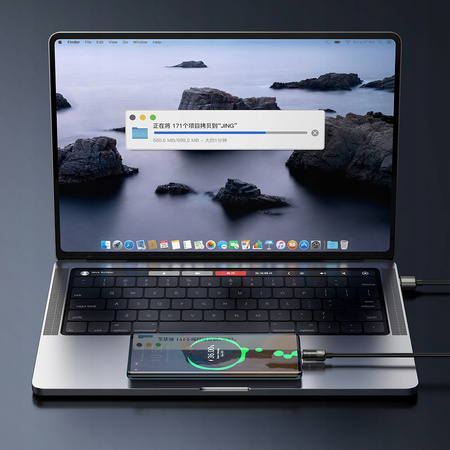 MCDODO KABEL USB-C DO APPLE MACBOOK SZYBKIE ŁADOWANIE USB TYP C 100W 1M LED