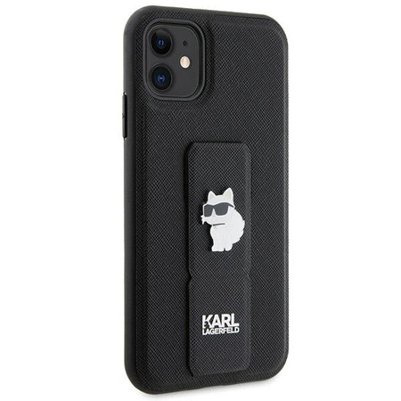 KARL LAGERFELD CASE DO IPHONE 11 Xr 6.1 GRIPSTAND SAFFIANO CHOUPETTE PINS