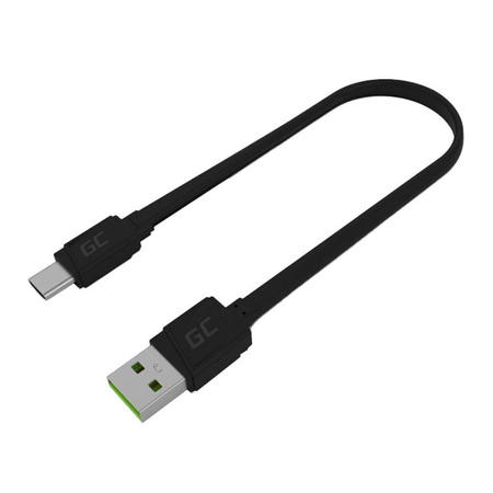 GREEN CELL KABEL USB-C DO USB 25CM Z SZYBKIM ŁADOWANIEM QC 3.0 ULTRA CHARGE