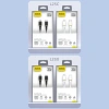 Kabel Dudao L25C USB-C - USB-C silikonowy 60W 1m - biały