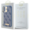 Guess GUHMP16SU4GPRB iPhone 16 6.1 niebieski/blue hardcase 4G Logo Plate MagSafe