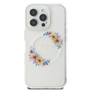 GUESS ETUI DO IPHONE 16 PRO 6.3 HARDCASE Z MAGNETYCZNYM WIEŃCEM KWIATÓW