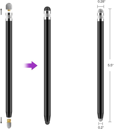 TECH-PROTECT 4-TIP STYLUS DO TELEFONÓW TABLETÓW IPAD SAMSUNG SZYBKA REAKCJA