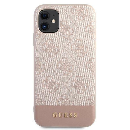 GUESS CASE DO IPHONE 11 XR 6,1 4G STRIPE COLLECTION Z REGULOWANĄ OCHRONĄ