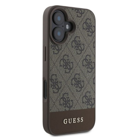 GUESS ETUI CASE POKROWIEC HARDCASE DO IPHONE 16 6.1 4G BOTTOM STRIPE