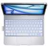 Etui Typecase Flexbook Touch z klawiaturą do iPad Air 11" 2024/2025 srebrny