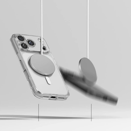 RINGKE ETUI FUSION MAGNETIC DO IPHONE 17 PRO PRZEJRZYSTE MAGNETYCZNE