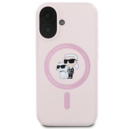KARL LAGERFELD KLHMP16MSCMKCRHP ETUI DO IPHONE 16 PLUS HARDCASE SILIKON