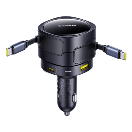 BASEUS ŁADOWARKA SAMOCHODOWA 90W DO SAMOCHODU 2X USB-C 1X USB-A SZYBKIE