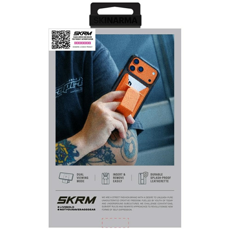 Portfel Skinarma Kado Haxa Magnetic Cardholder Grip Stand niebieski