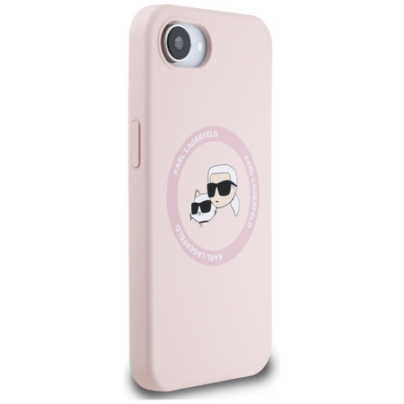 KARL LAGERFELD ETUI SILIKONOWE KARL&CHOUPETTE HEADS DO IPHONE 16E DO
