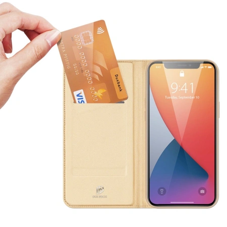 DUX DUCIS SKIN PRO ETUI KABURA POKROWIEC Z KLAPKĄ DO IPHONE 12 PRO MAX