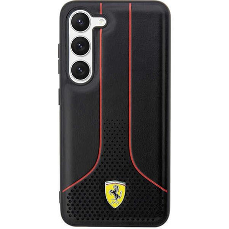 Etui Ferrari FEHCS23SPCSK S23 S911 - czarne Perforated 296 P