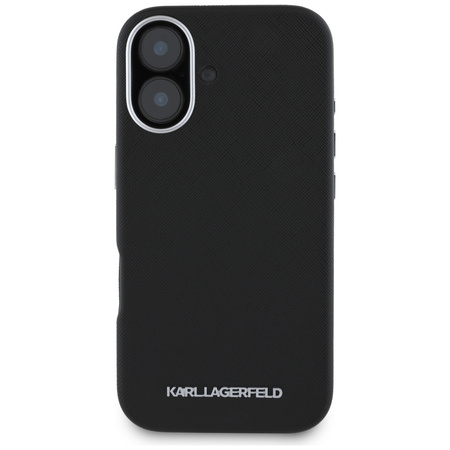 KARL LAGERFELD ETUI DO IPHONE 16 SAFFIANO FULL WRAPPED Z LOGO DO MAGSAFE