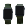 38/40/41/42 mm Dark Green (small) - 3mk Silicone Watch Strap for Apple