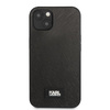 Etui Karl Lagerfeld KLHCP13SSFMP2K na iPhone 13 mini hardcase - czarne Saffiano Plaque