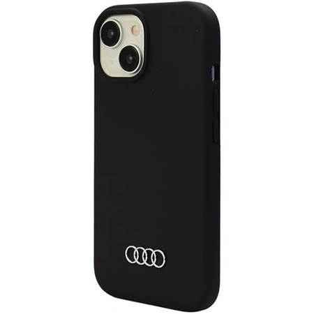 Etui Audi Silicone Case do iPhone 15 - czarne