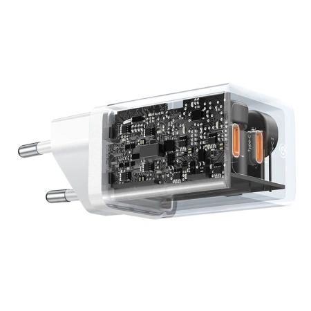 Ładowarka sieciowa Baseus GaN5 Pro 40W 2xUSB-C - biała