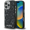 Etui Karl Lagerfeld IML Leopard Pattern  MagSafe do iPhone 16 Pro czarny