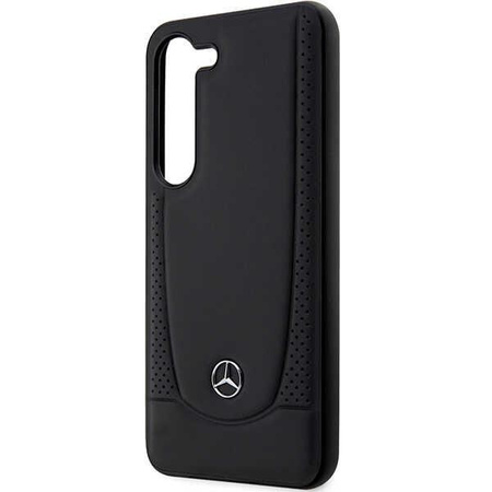 Etui Mercedes MEHCS23SARMBK S23 S911 - czarne Leather Urban