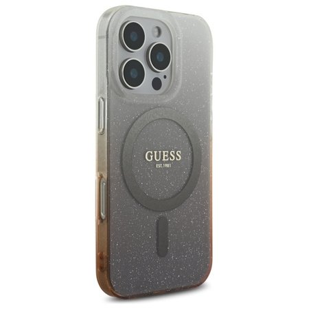 GUESS ETUI HARDCASE GLITTER GRADIENT DO IPHONE 16 PRO MAX 6.9 DO MAGSAFE
