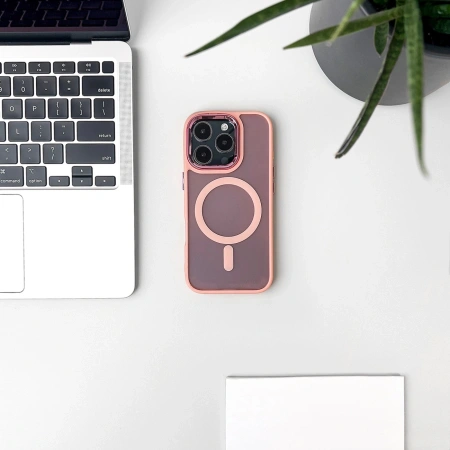 Etui Fashion Case na Samsung Galaxy S26 kompatybilne z MagSafe - różowe