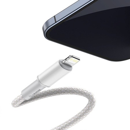 Baseus kabel USB Typ C - Lightning szybkie ładowanie Power Delivery 20 W 1 m biały (CATLGD-02)
