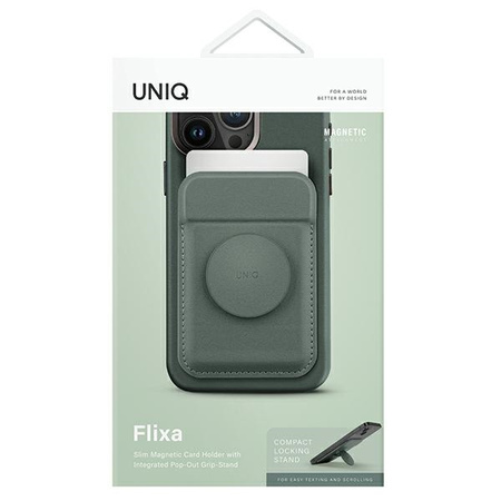 UNIQ PORTFEL MAGNETYCZNY NA KARTY DO MAGSAFE Z PODPÓRKĄ FUNKCJONALNY