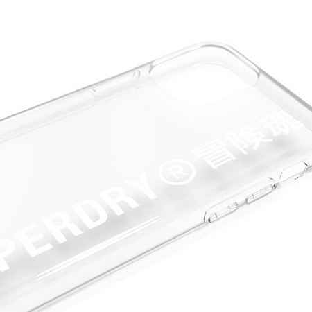 SuperDry Snap iPhone 11 Pro Max Clear Ca se biały/white 41580